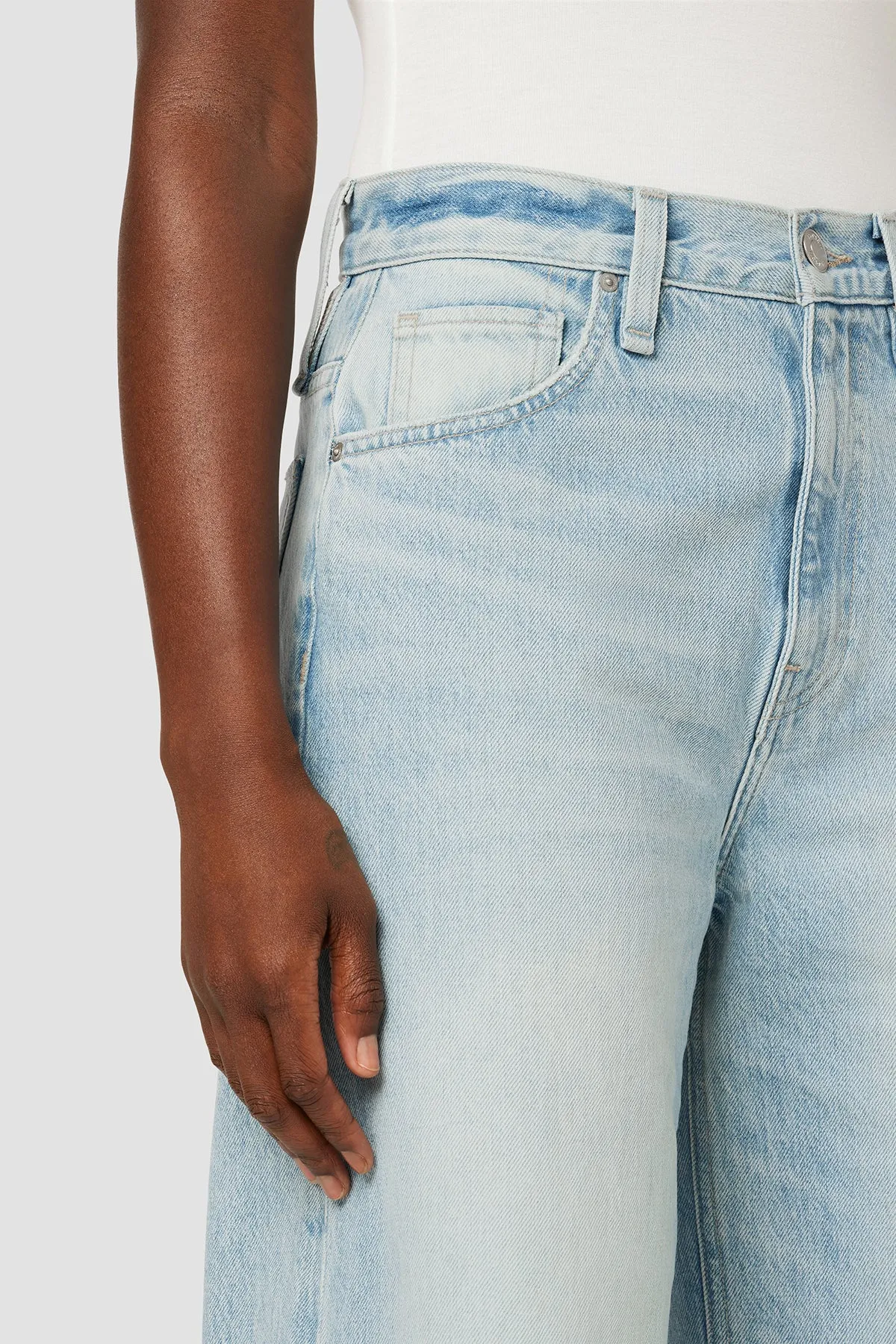 James High-Rise Wide Leg Barefoot Jean