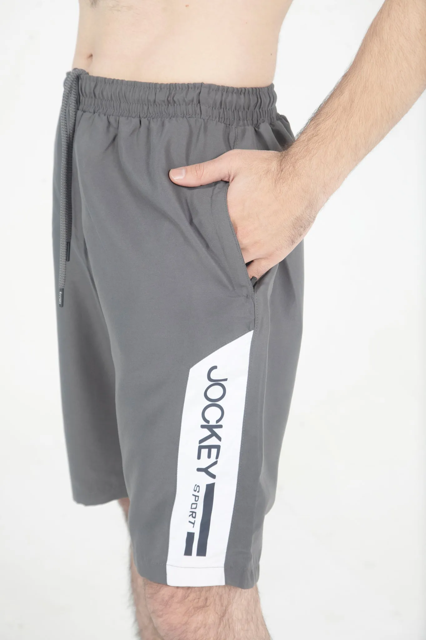 Jockey Sport Side Printed Microfiber Short