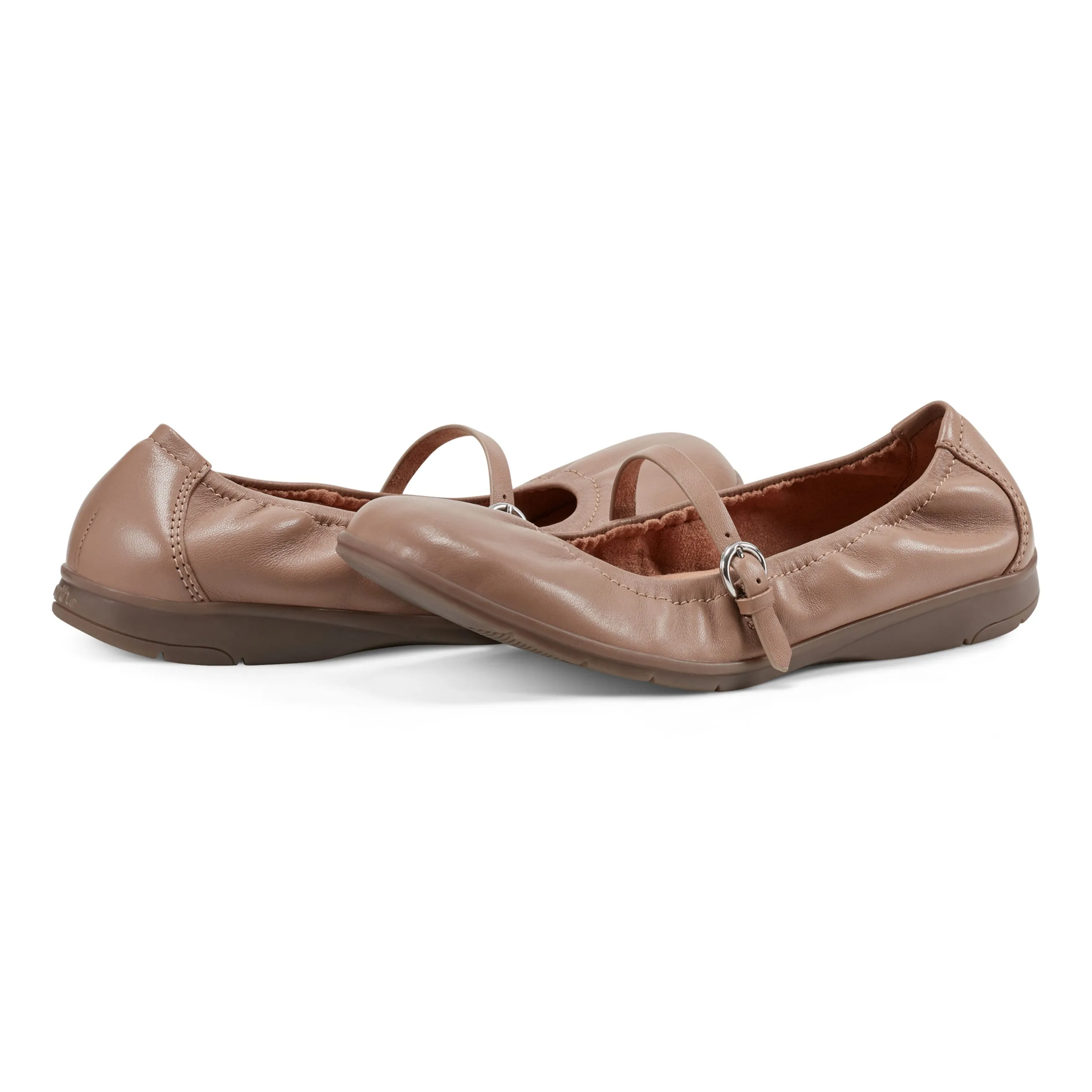 Korvino Almond Toe Casual Ballet Flats