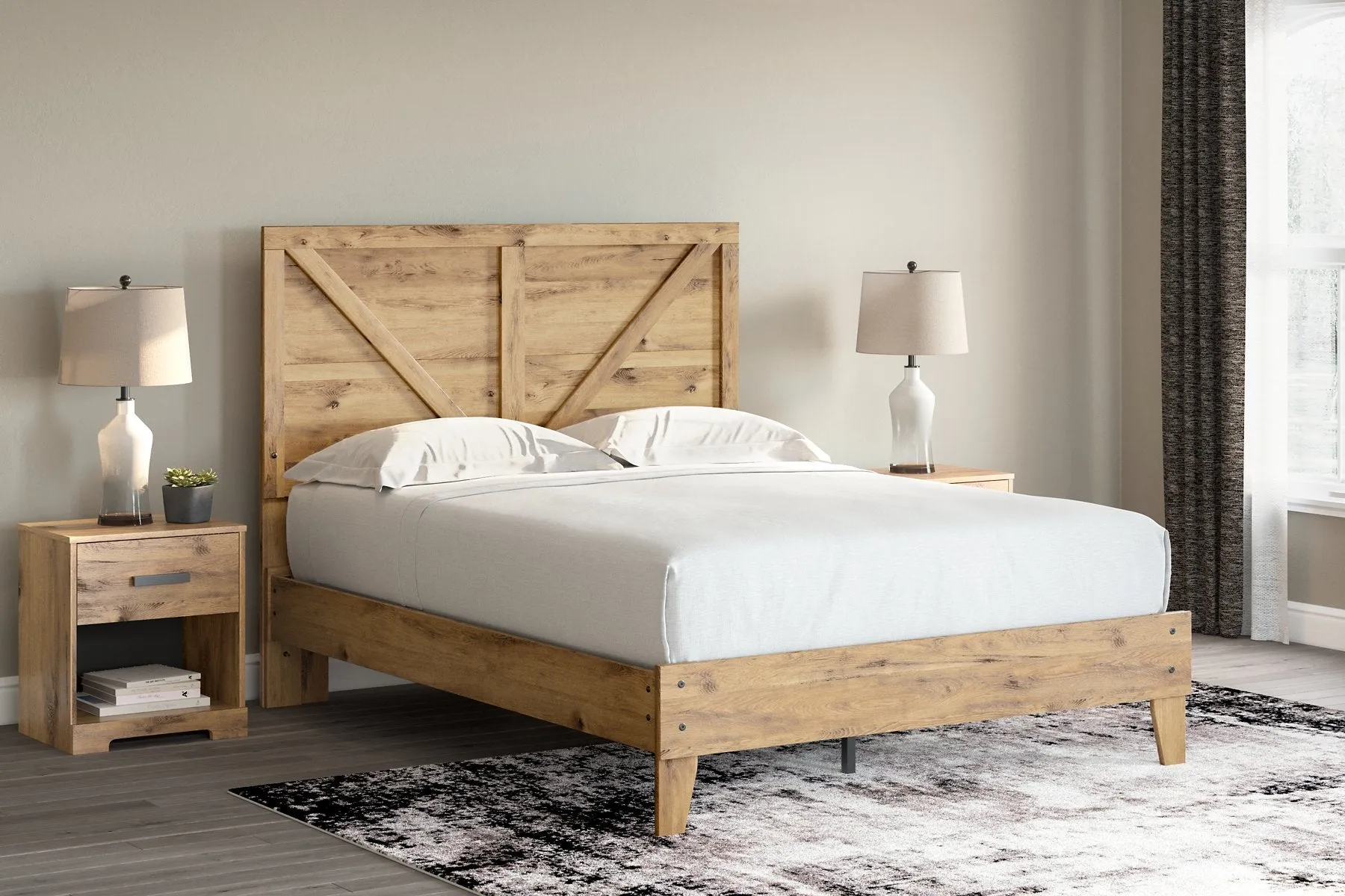 Larstin Crossbuck Bed