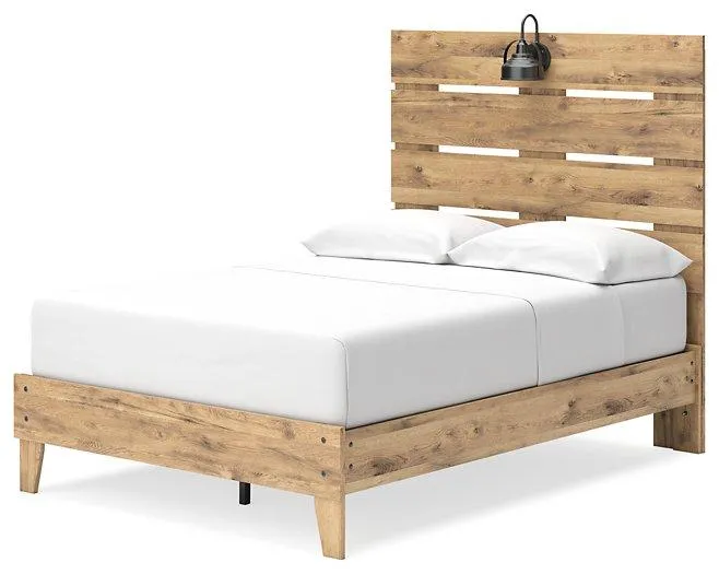 Larstin Panel Platform Bed