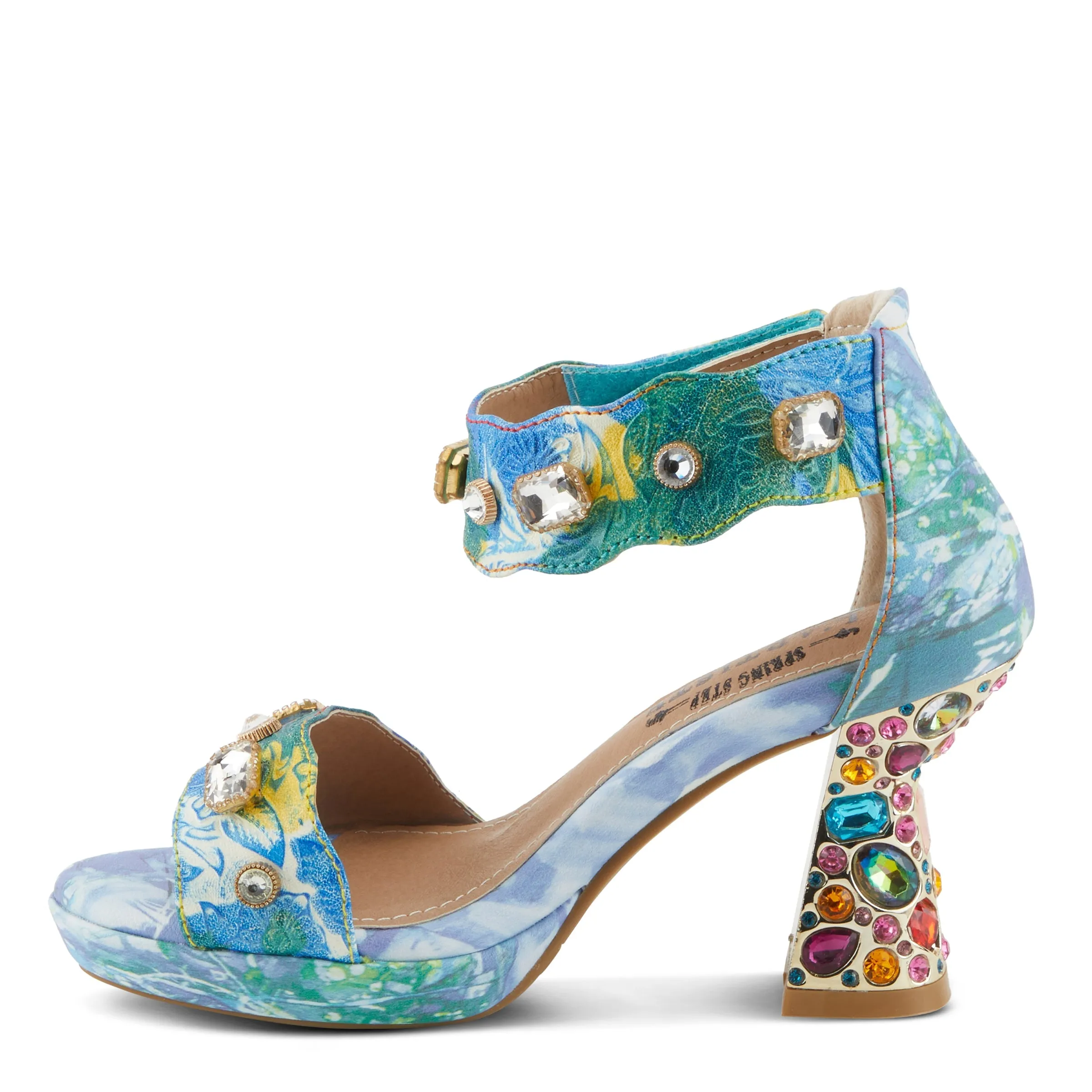 L'ARTISTE JEWELL CLOSED BACK SANDALS