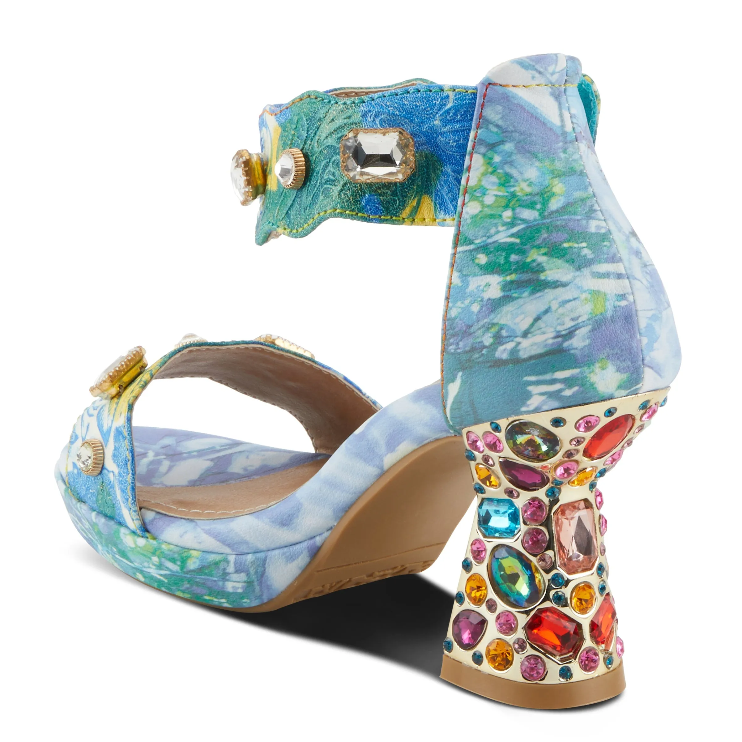 L'ARTISTE JEWELL CLOSED BACK SANDALS