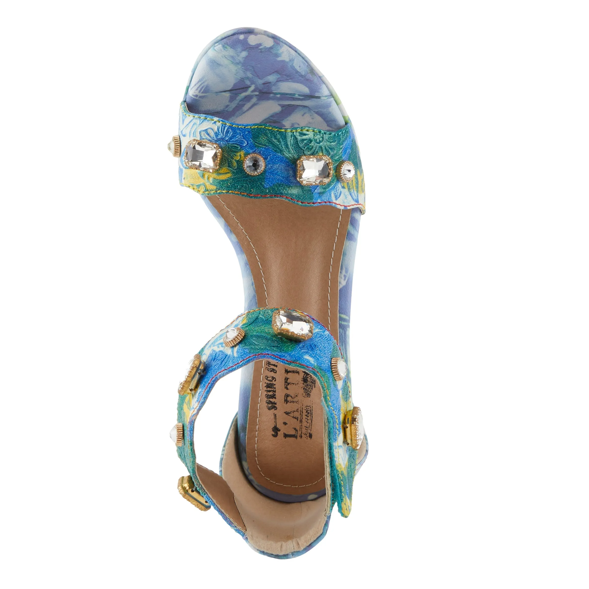 L'ARTISTE JEWELL CLOSED BACK SANDALS