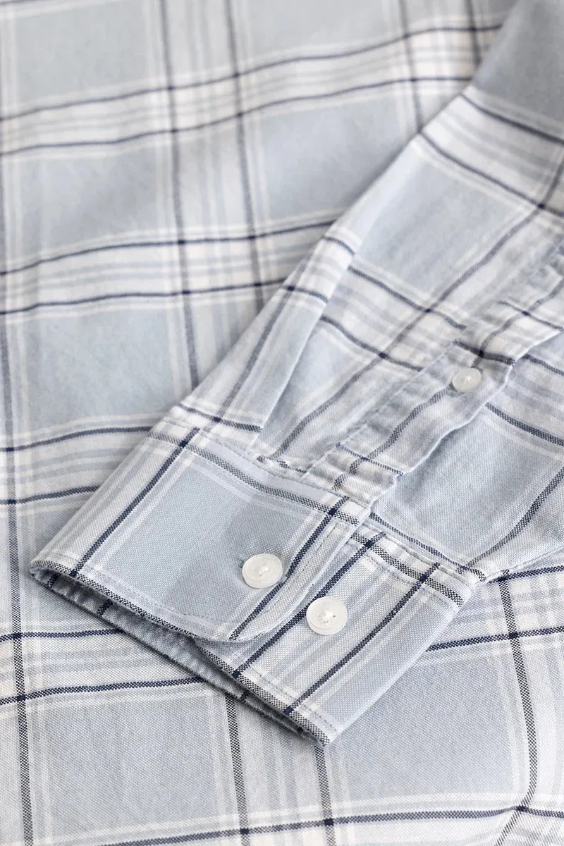 Light Blue Oxford Checks Shirt