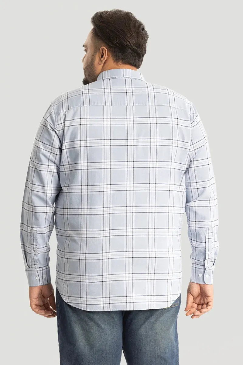 Light Blue Oxford Checks Shirt