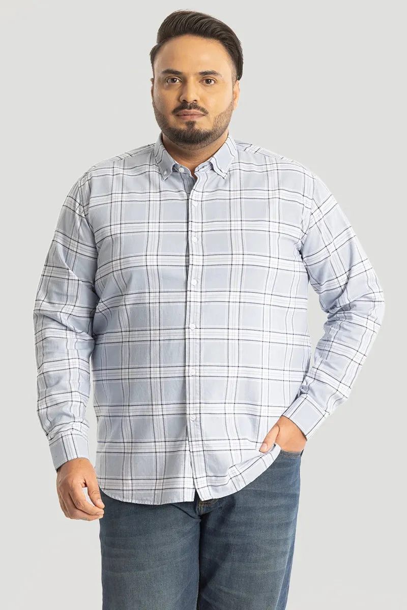 Light Blue Oxford Checks Shirt