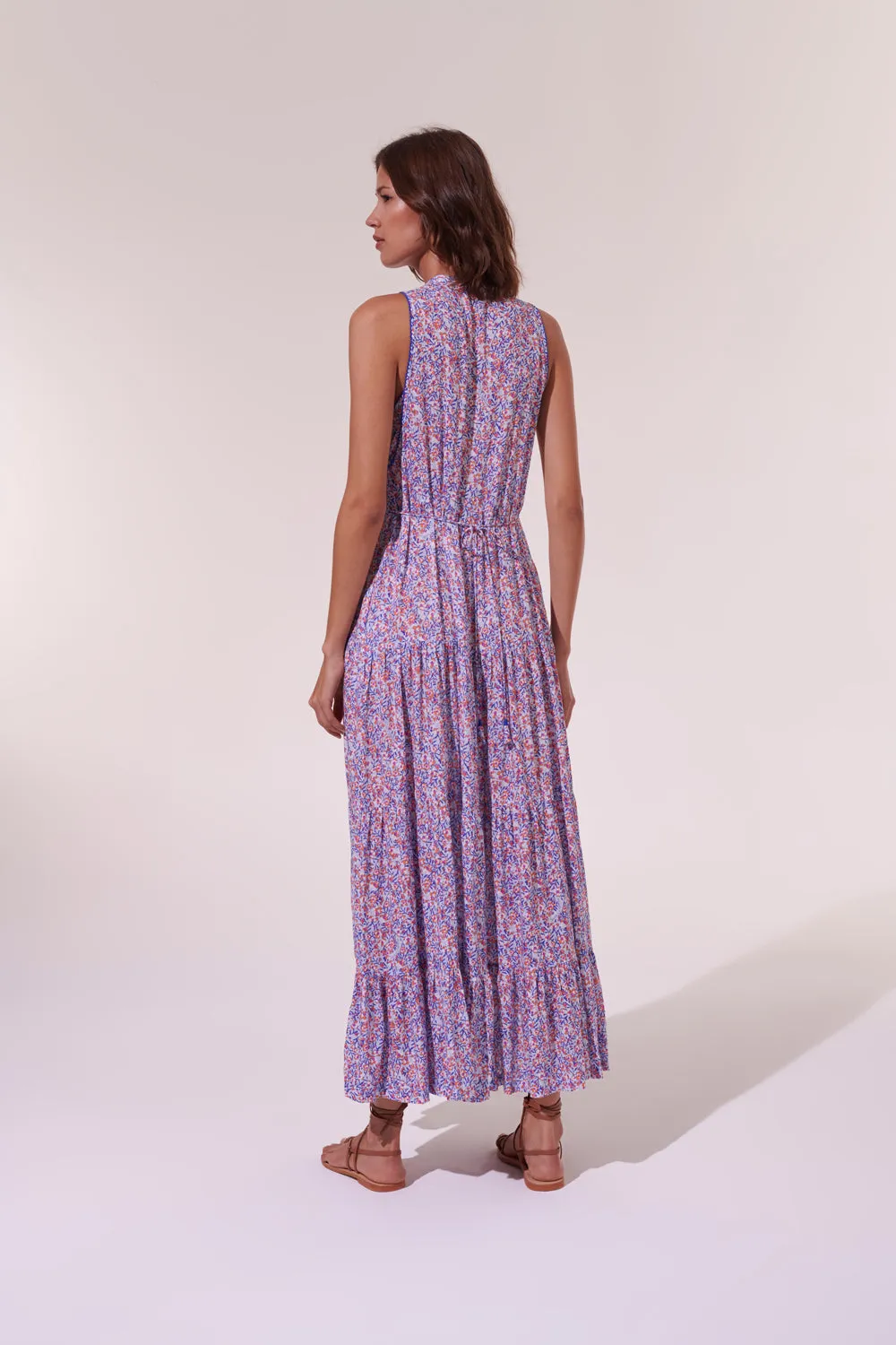 Long Dress Nana - Light Blue Paquerette