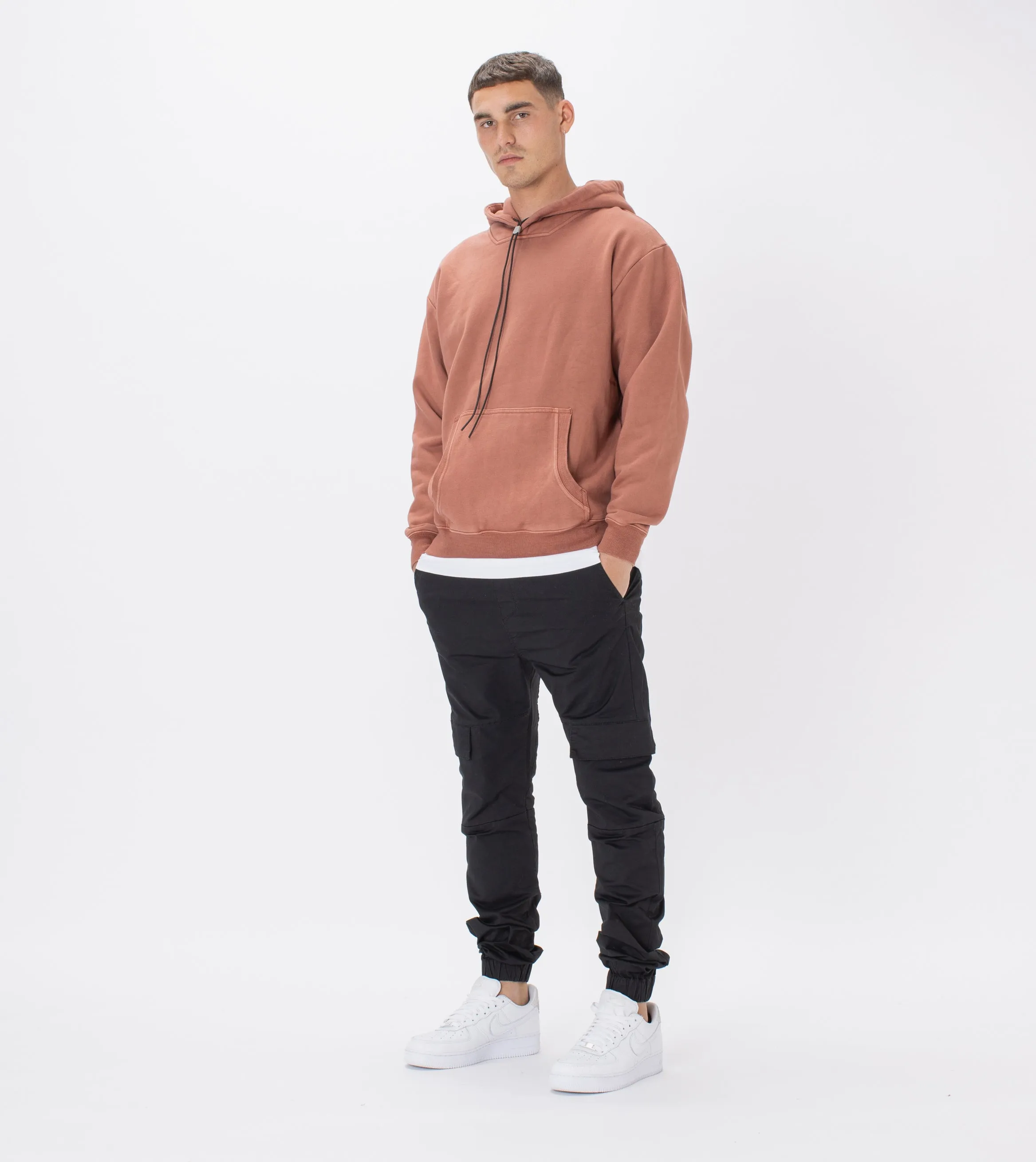 Lowgo Hood Sweat GD Terracotta