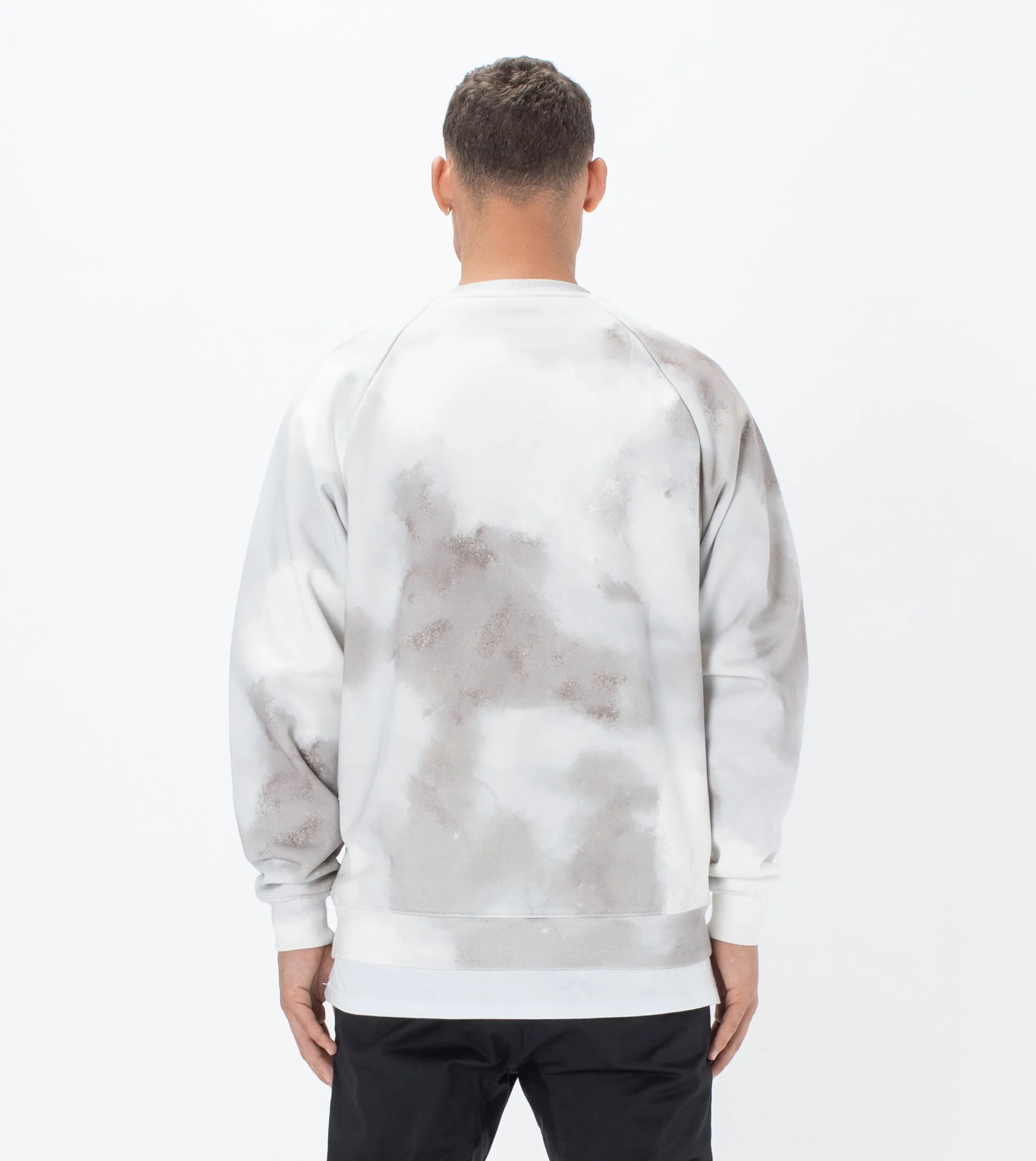 Lowgo Raglan Crew Sweat White Camo