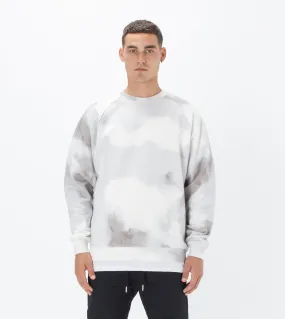 Lowgo Raglan Crew Sweat White Camo