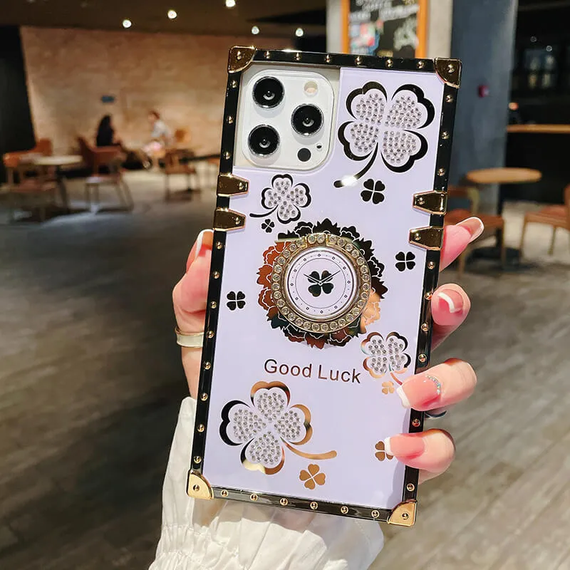 Luxury Four-leaf Clover Fashion iPhone Cases