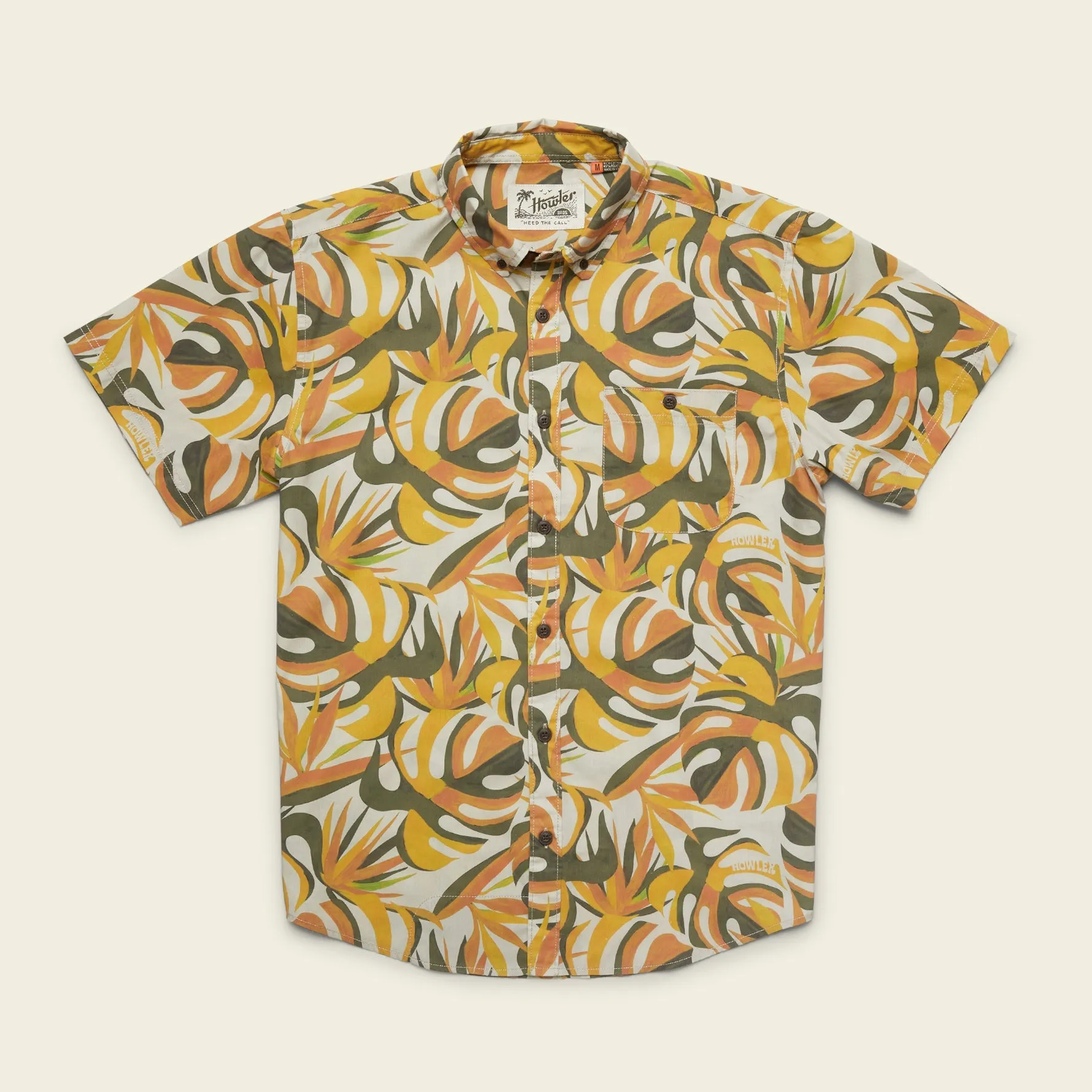 Mansfield Shirt - Monstera Mash : Citron