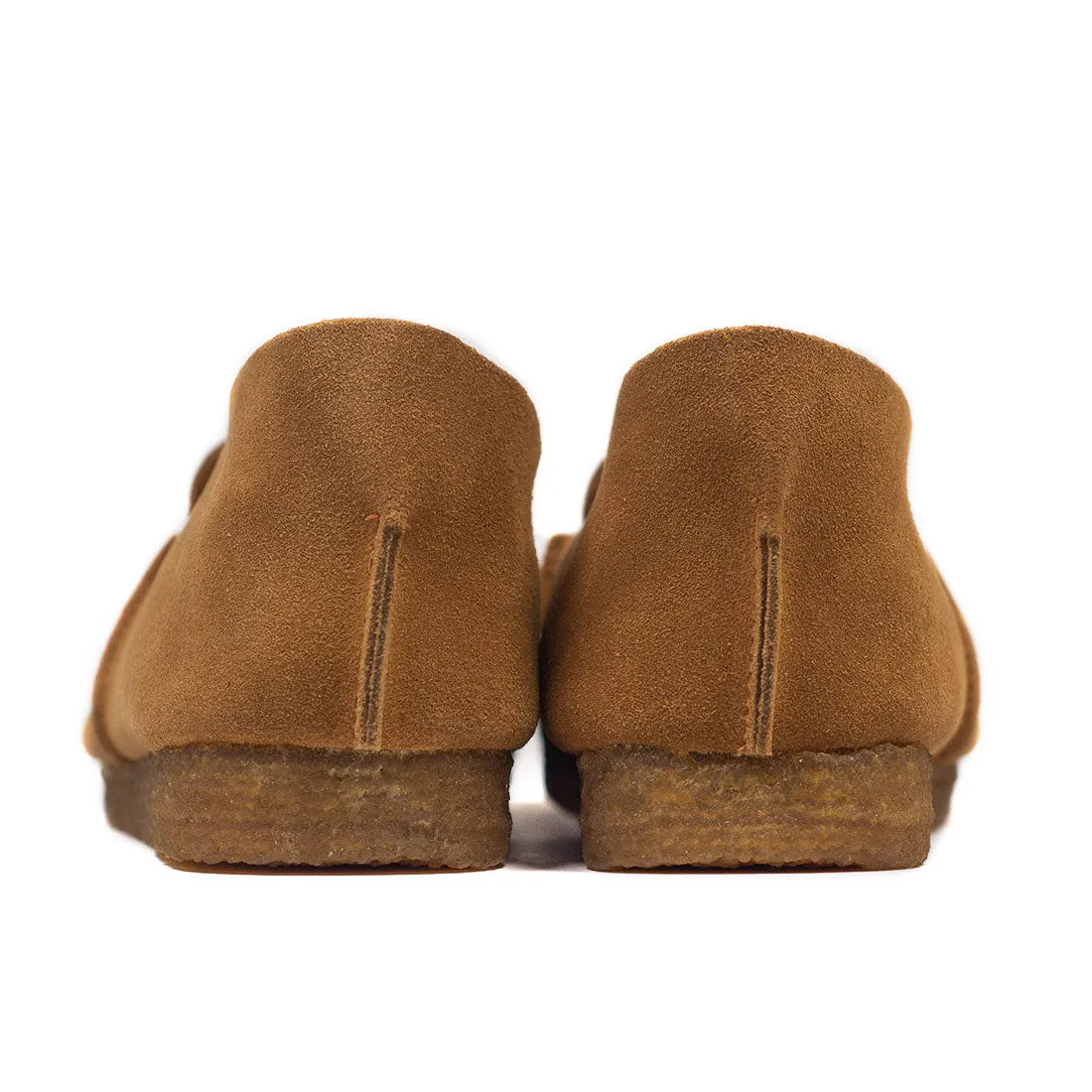 Marco slip-on shoes in tan suede