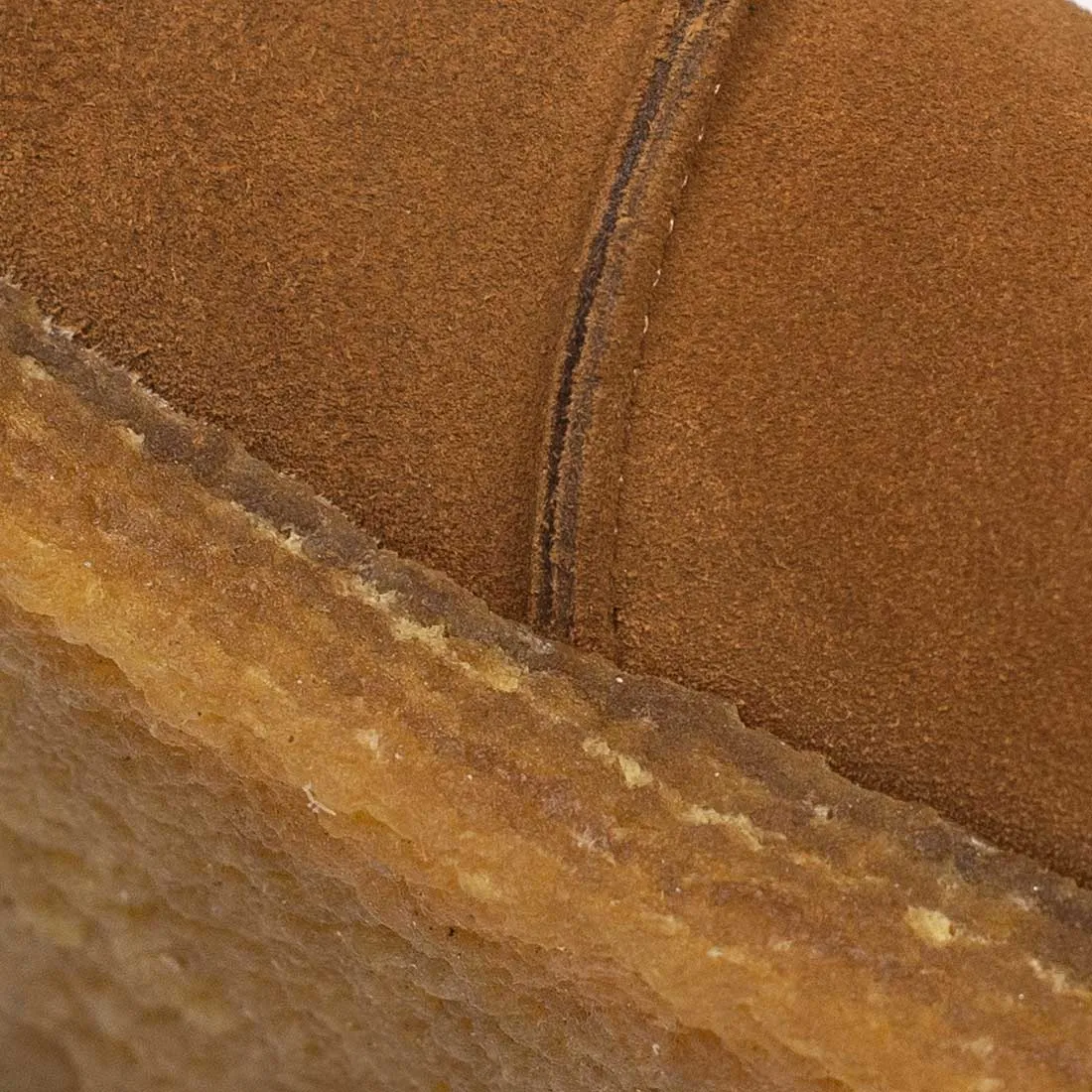 Marco slip-on shoes in tan suede