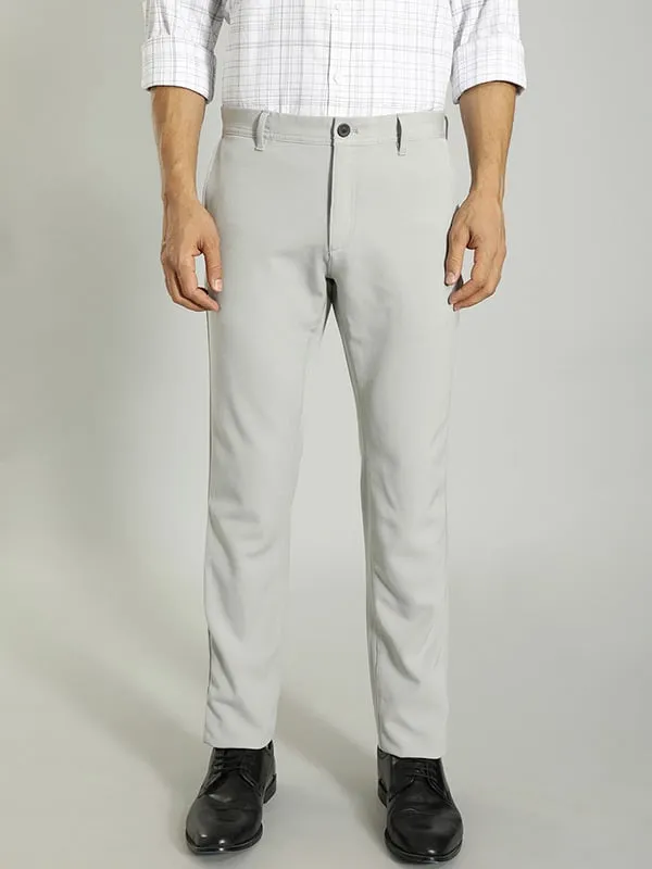 Men Brooklyn Fit Polyester Blend Trouser