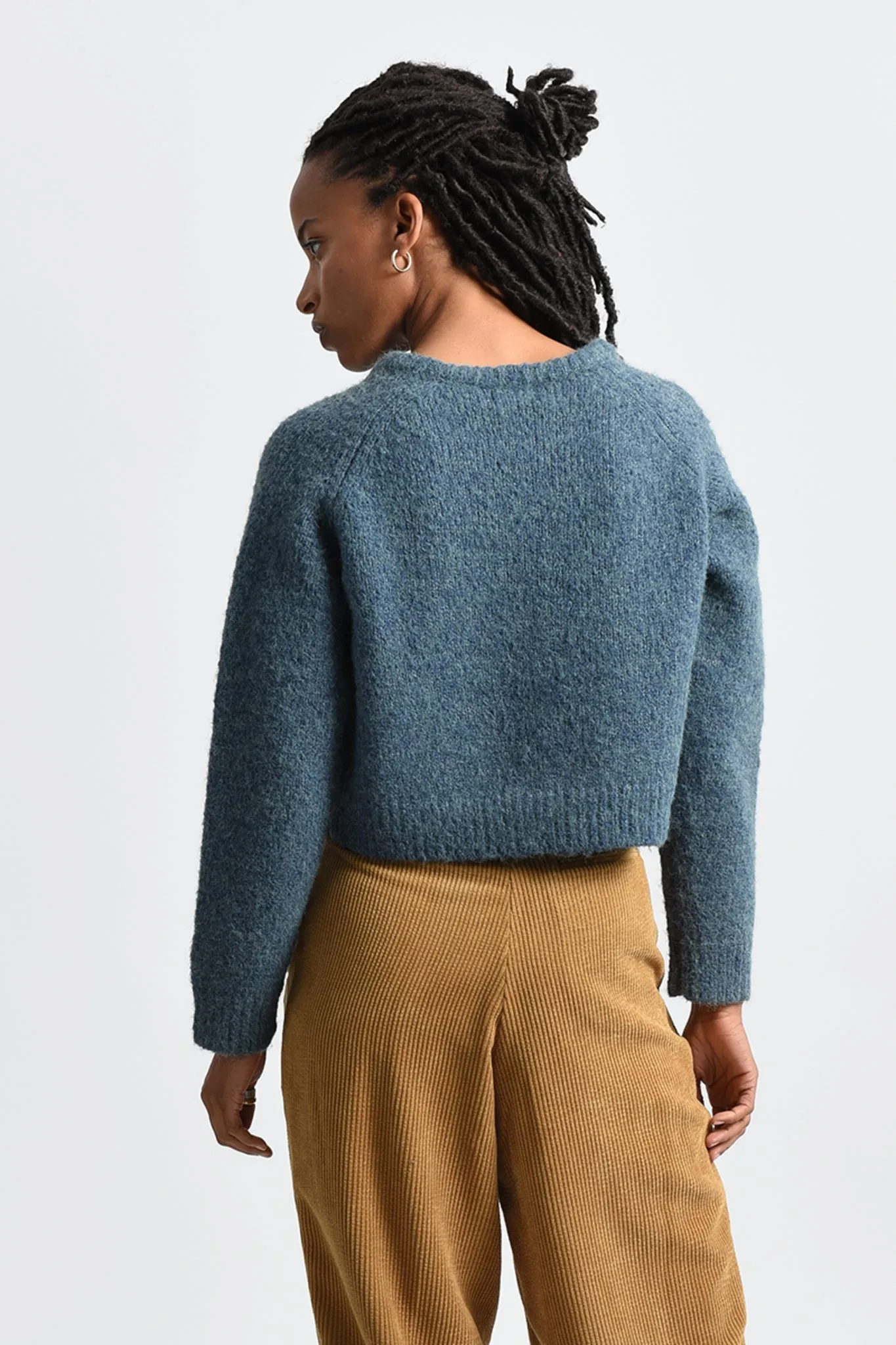 Molly Bracken Duck Blue Knitted Sweater