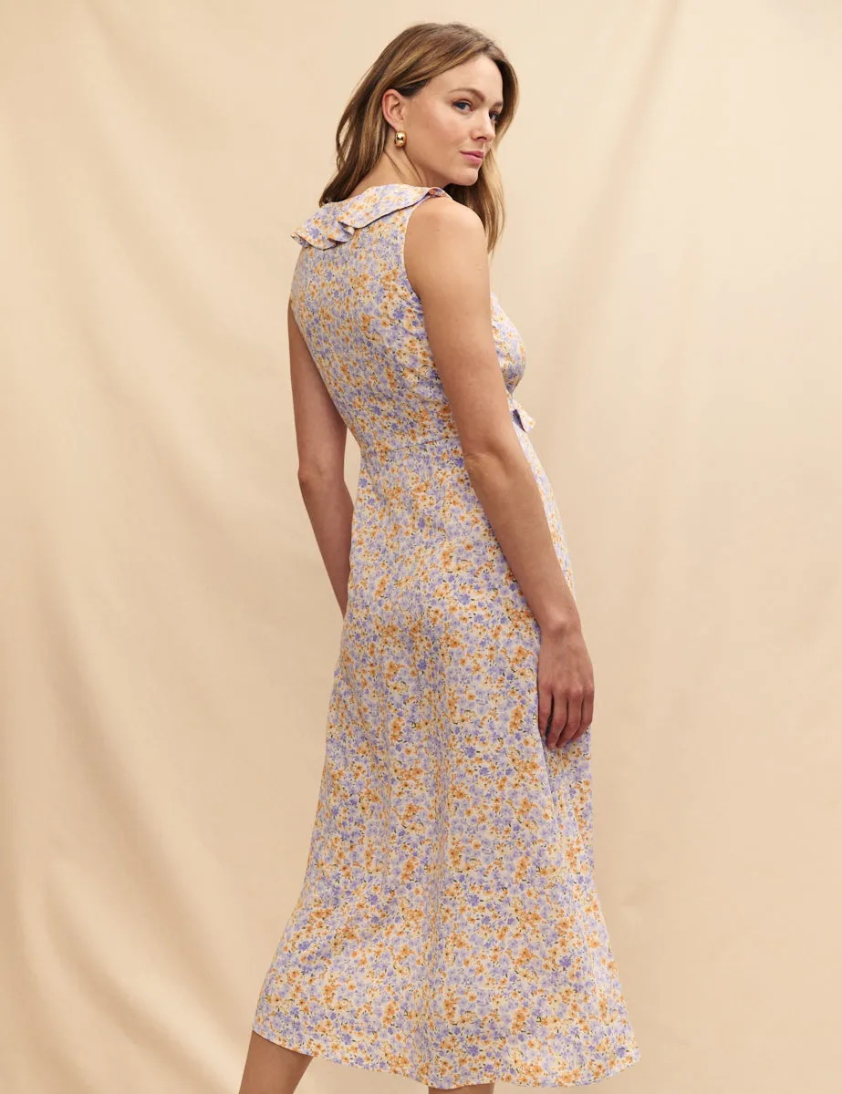 Multi Ditsy Floral Marjorie Midi Dress