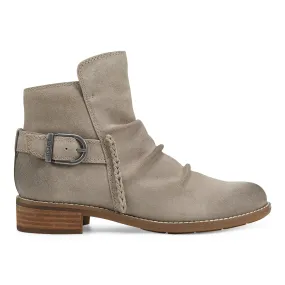 Naira  Round Toe Ruched Casual Booties