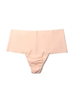 Plus Size BreatheSoft™ High Rise Thong Exclusive Sweet Nothing Pink