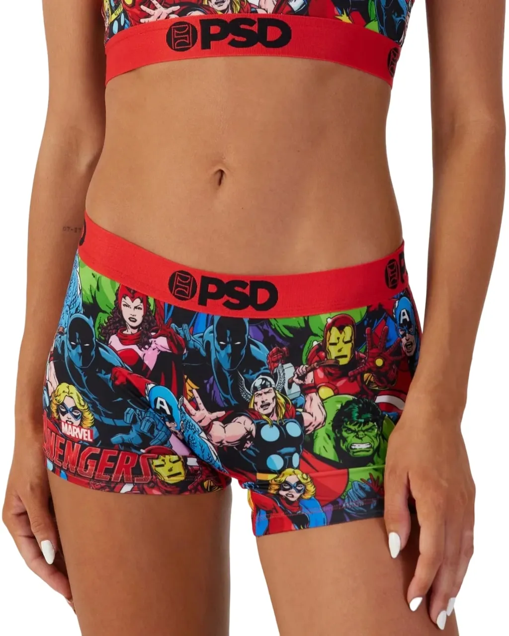 PSD Women's Avengers Squad Boy Shorts