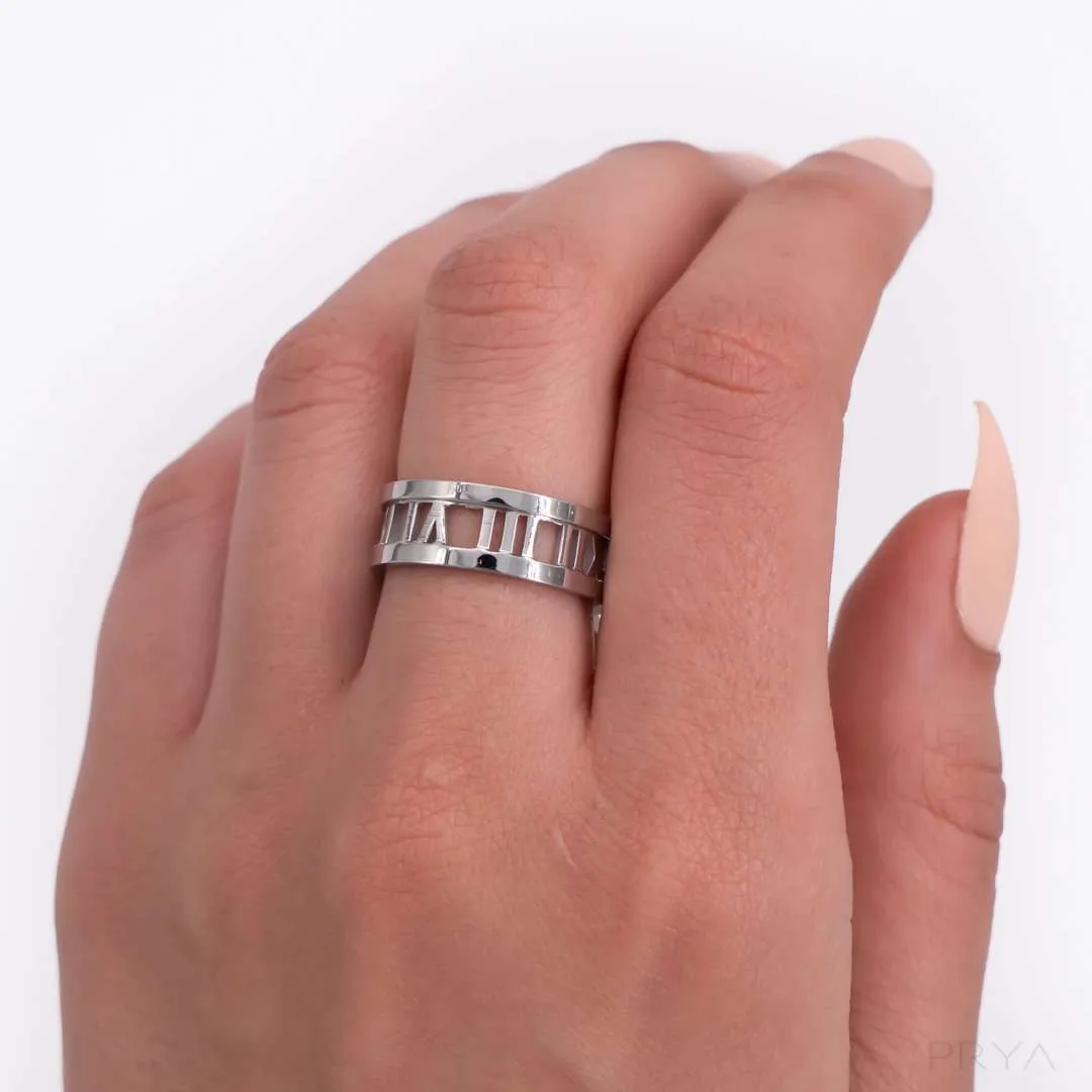 Roman Numeral Ring