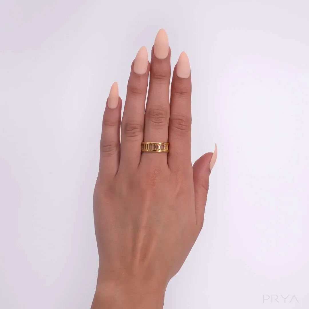 Roman Numeral Ring