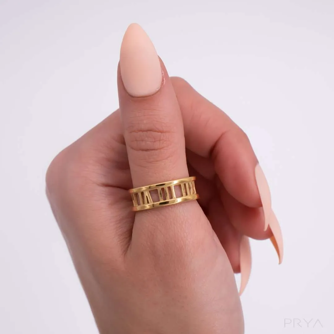 Roman Numeral Ring