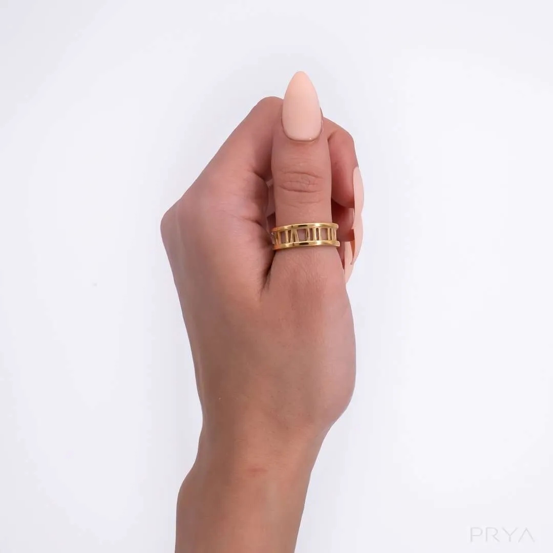 Roman Numeral Ring