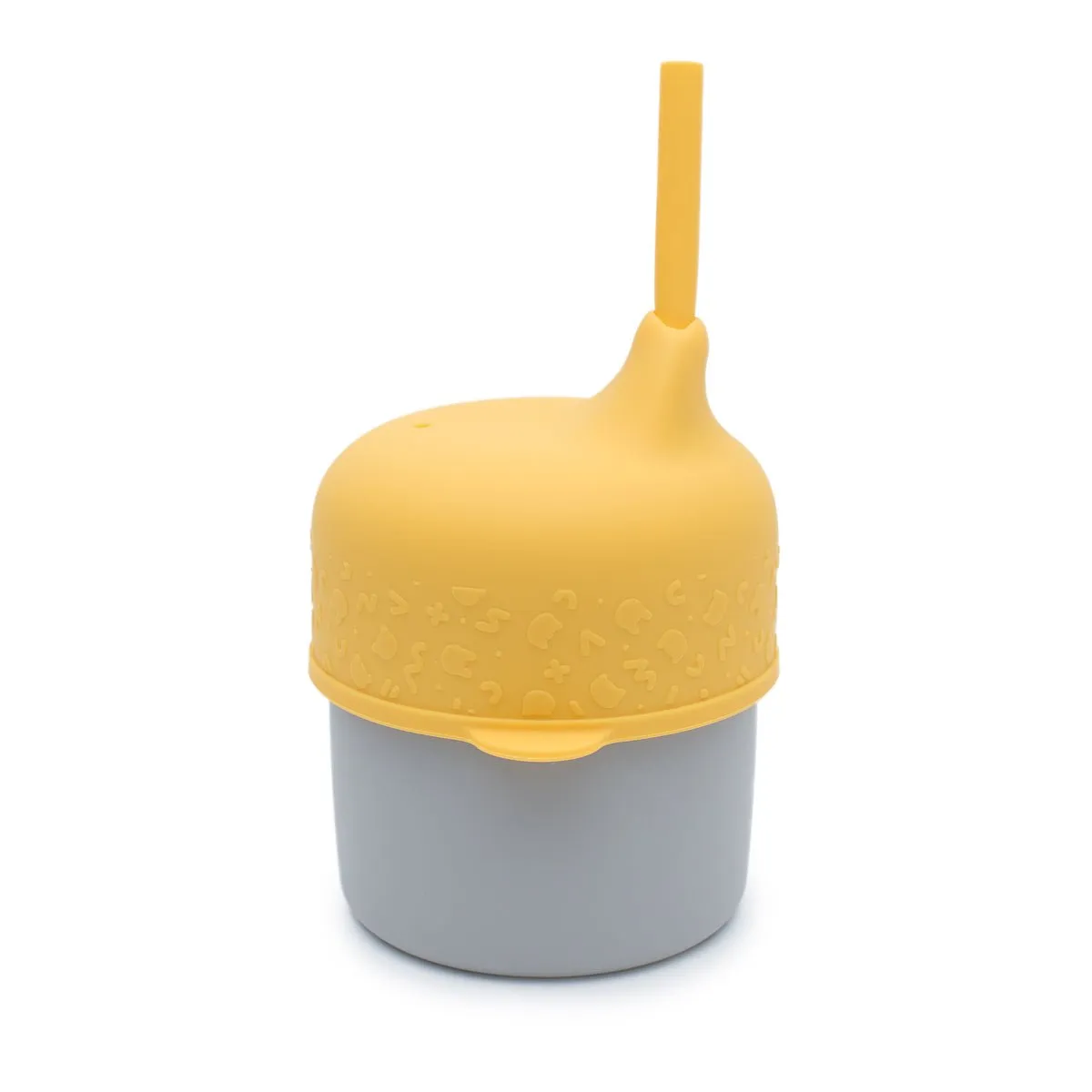 Sippie Lid  (  Mini Straw) - Yellow