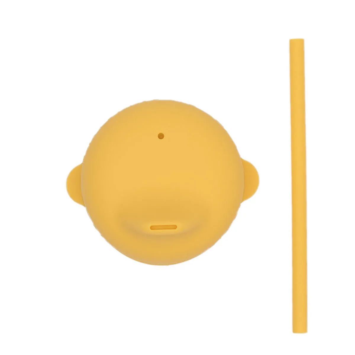 Sippie Lid  (  Mini Straw) - Yellow