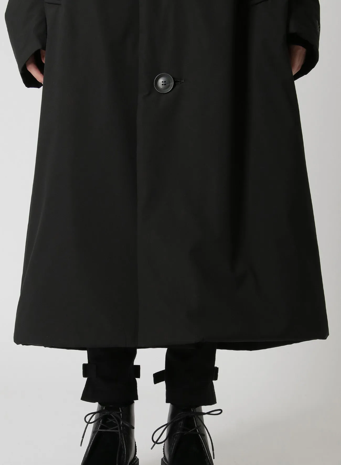 TYPEWRITER POLYESTER CAPE COAT