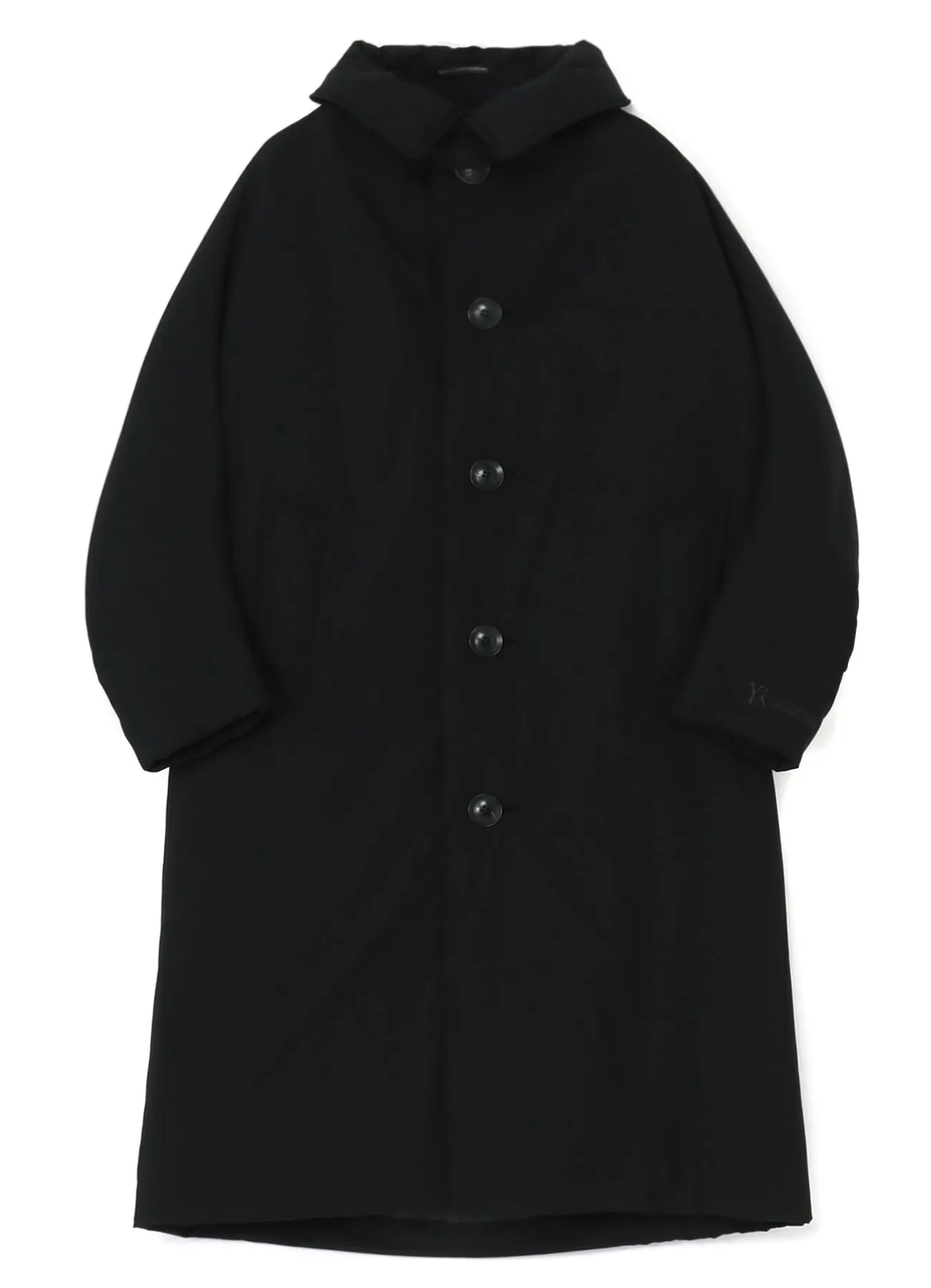 TYPEWRITER POLYESTER CAPE COAT