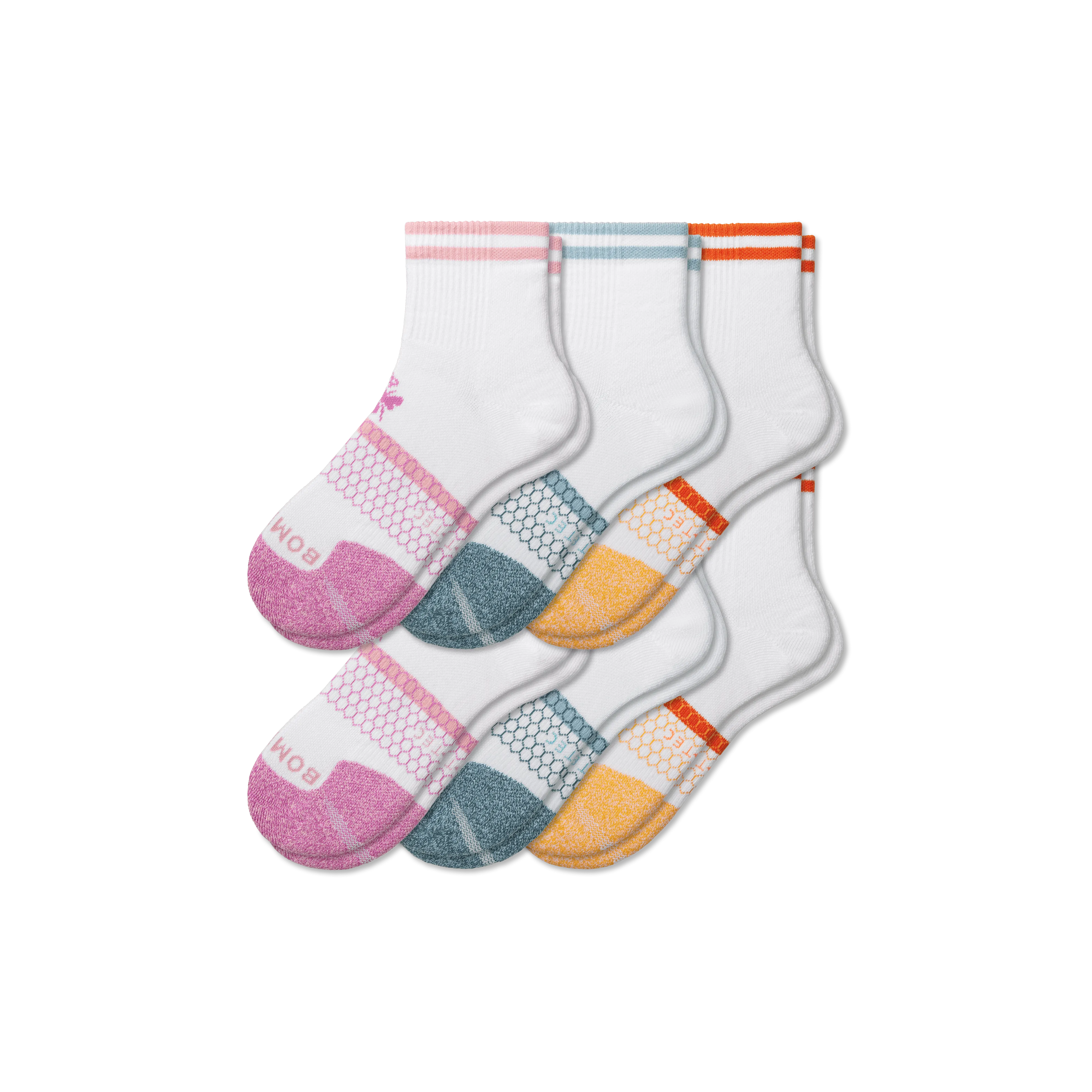 Venus Williams x Bombas Quarter Sock 6-Pack