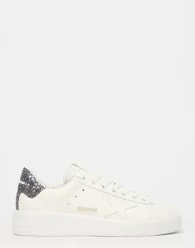 White & Anthracite Glitter Purestar Sneakers