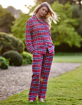 Women's Brushed Cotton Pyjama Set – Glencoe Tartan