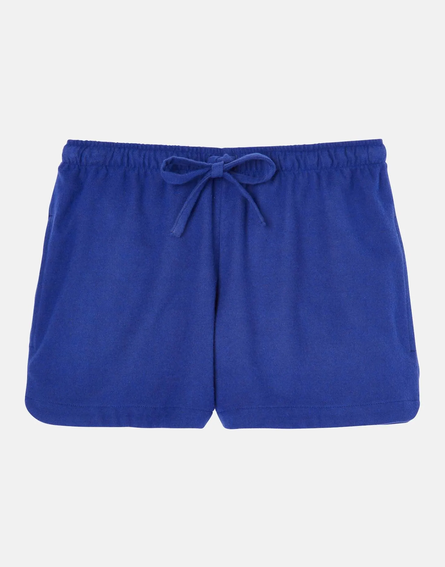 Women's Brushed Cotton Sleep Shorts – Ink Herringbone