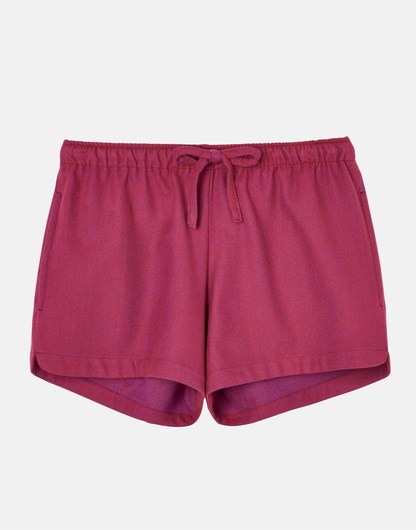 Women's Brushed Cotton Sleep Shorts – Rioja Herringbone