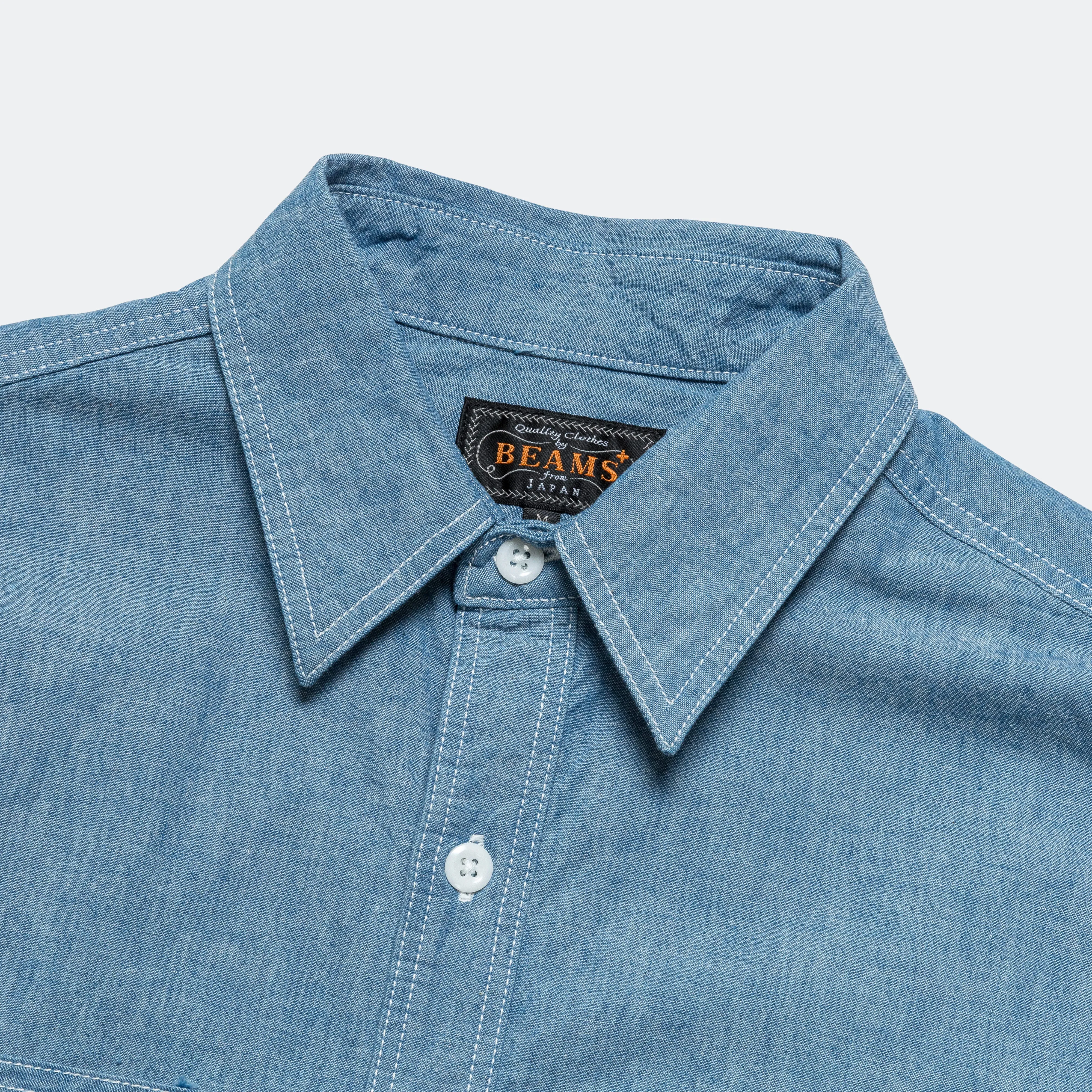 WORK Chambray Shirt - Sax