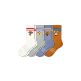 Youth Safari Stripe Calf Sock 4-Pack